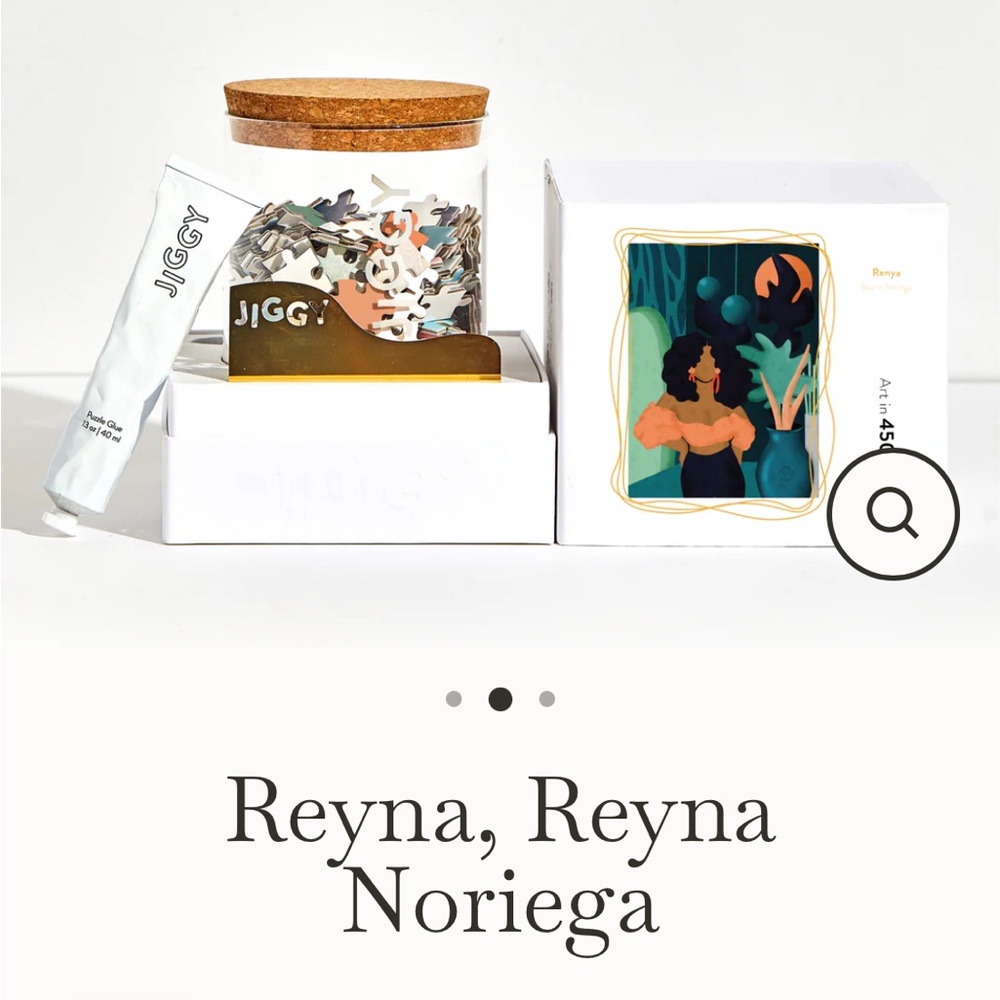NIB Jiggy 450 pc puzzle: Reyna by Reyna Noriega
